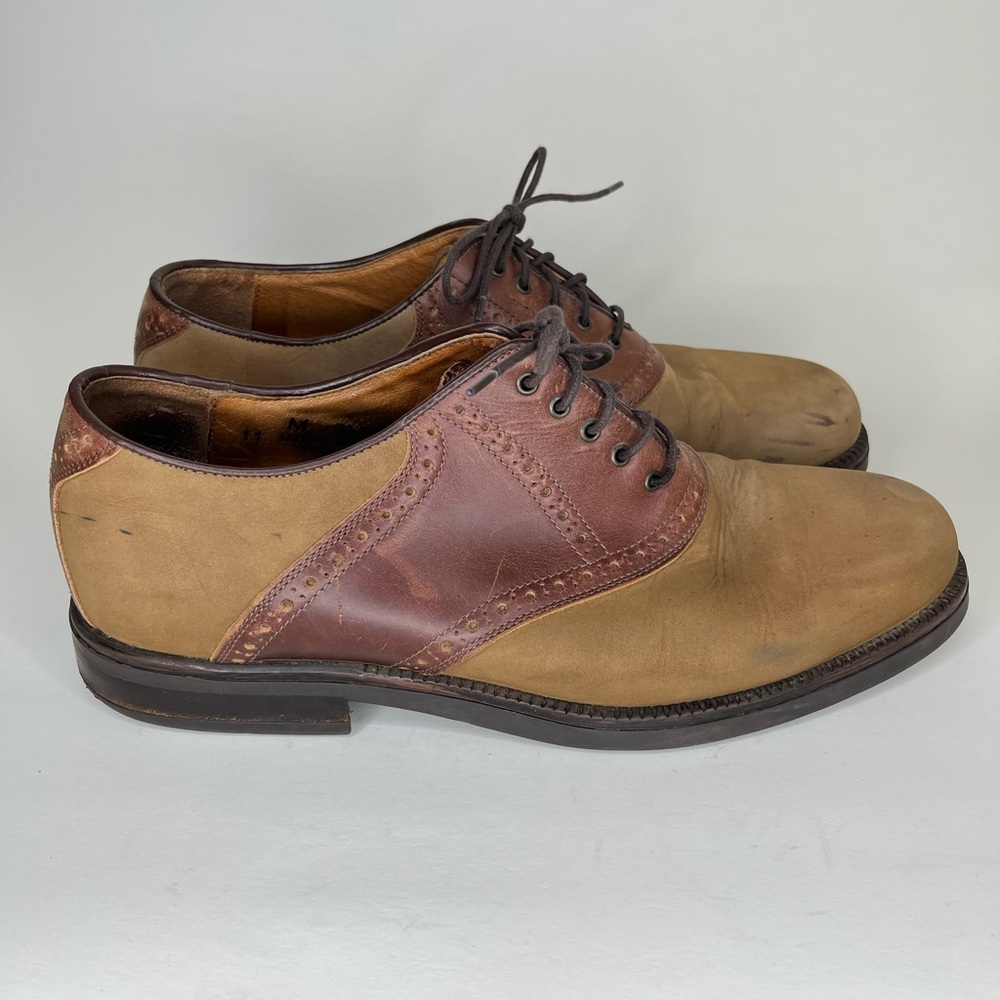johnston and murphy passport shoes Lace Up Oxfords Men Size 11M Made In Italy